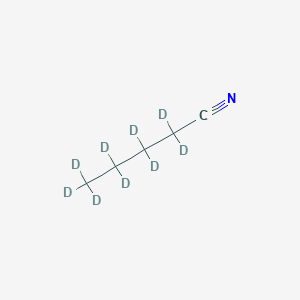 molecular formula C5H9N B12630967 Pentanenitrile-D9 