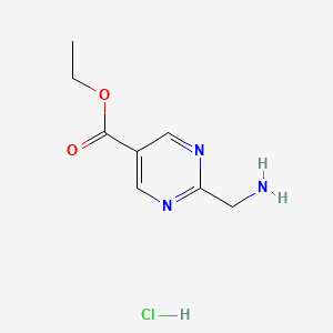 Ethyl 2-(aminomethyl)pyrimidine-5-carboxylate hydrochloride