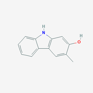 molecular formula C13H11NO B126310 3-甲基-9H-咔唑-2-醇 CAS No. 24224-30-4