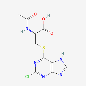 molecular formula C10H10ClN5O3S B12631000 C10H10ClN5O3S 