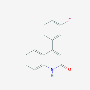 4-(3-Fluorophenyl)quinolin-2(1H)-one