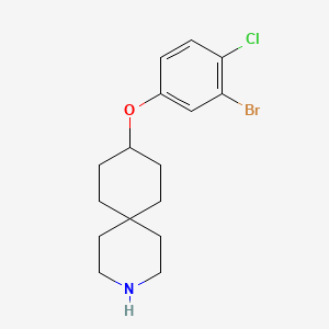 9-(3-Bromo-4-chlorophenoxy)-3-azaspiro[5.5]undecane