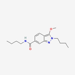 N,2-Dibutyl-3-methoxy-2H-indazole-6-carboxamide