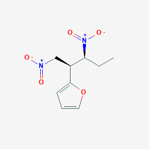 2-[(2S,3S)-1,3-dinitropentan-2-yl]furan