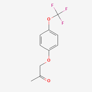 molecular formula C10H9F3O3 B12631355 1-(4-Trifluoromethoxyphenoxy)-2-propanone 