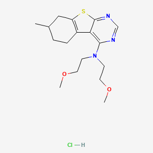 molecular formula C17H26ClN3O2S B12631462 C17H26ClN3O2S 