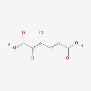 molecular formula C6H4Cl2O4 B1263151 2,3-Dichloromuconic acid CAS No. 114449-10-4