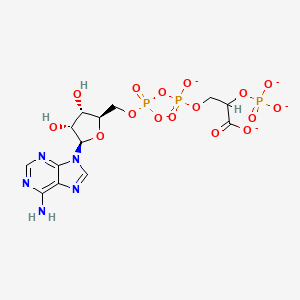 molecular formula C13H15N5O16P3-5 B1263152 3-ADP-2-phosphoglycerate 