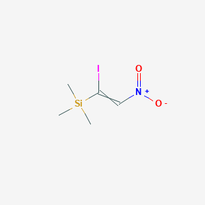 molecular formula C5H10INO2Si B12631528 (1-Iodo-2-nitroethenyl)(trimethyl)silane CAS No. 922139-04-6