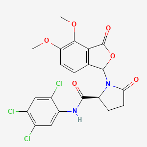 C21H17Cl3N2O6