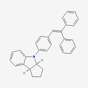 (3aS,8bS)-4-(4-(2,2-diphenylvinyl)phenyl)-1,2,3,3a,4,8b-hexahydrocyclopenta[b]indole