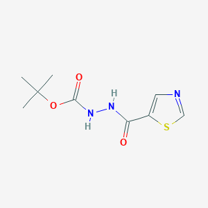 N'-[(tert-butoxy)carbonyl]-1,3-thiazole-5-carbohydrazide