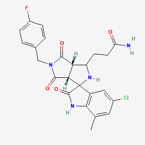 molecular formula C24H22ClFN4O4 B12631587 C24H22ClFN4O4 