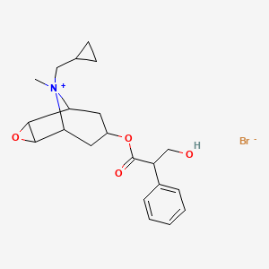 molecular formula C21H28BrNO4 B1263159 Cimetropium (Bromide) 
