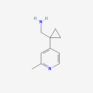 (1-(2-Methylpyridin-4-YL)cyclopropyl)methanamine