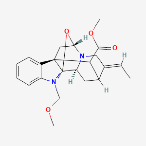 methyl (1R,9R,11S,14E,17S)-14-ethylidene-2-(methoxymethyl)-18-oxa-2,12-diazahexacyclo[9.6.1.19,15.01,9.03,8.012,17]nonadeca-3,5,7-triene-19-carboxylate