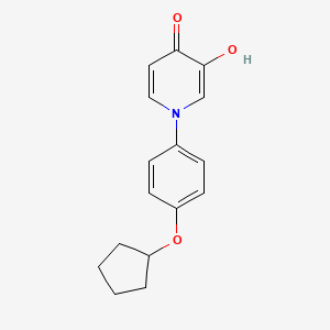 1-(4-Cyclopentyloxyphenyl)-3-hydroxypyridin-4-one