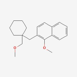 1-Methoxy-2-{[1-(methoxymethyl)cyclohexyl]methyl}naphthalene