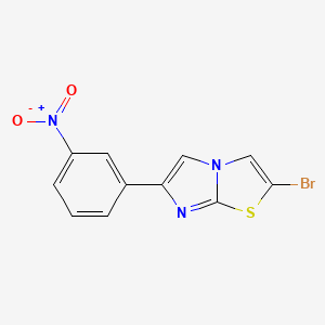 2-Bromo-6-(3-nitro-phenyl)-imidazo[2,1-B]thiazole