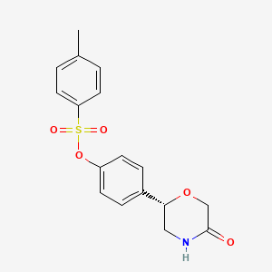 4-[(2S)-5-Oxomorpholin-2-yl]phenyl 4-methylbenzene-1-sulfonate