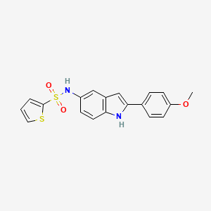 N-[2-(4-Methoxyphenyl)-1H-indol-5-yl]thiophene-2-sulfonamide