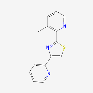 2-(3-Methyl-2-pyridyl)-4-(2-pyridyl)thiazole