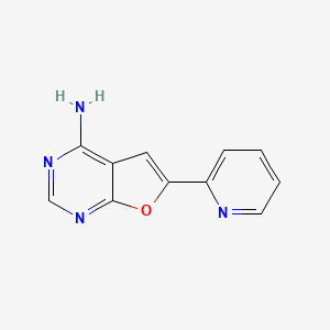 6-(Pyridin-2-YL)furo[2,3-D]pyrimidin-4-amine