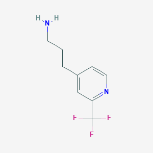 3-(2-(Trifluoromethyl)pyridin-4-YL)propan-1-amine