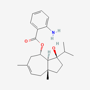 molecular formula C22H31NO3 B1263181 Elaeochytrin A 