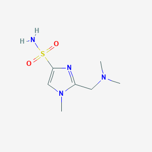 2-[(Dimethylamino)methyl]-1-methylimidazole-4-sulfonamide