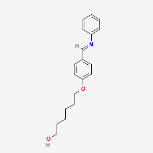 6-{4-[(E)-(Phenylimino)methyl]phenoxy}hexan-1-ol