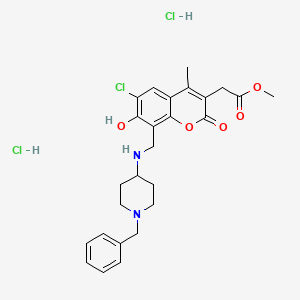 molecular formula C26H31Cl3N2O5 B12631889 C26H31Cl3N2O5 