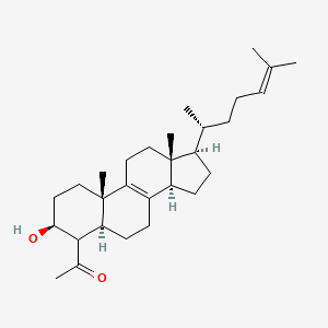 molecular formula C29H46O2 B1263189 酵母甾醇中间体 1c 