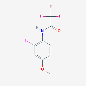 2,2,2-Trifluoro-N-(2-iodo-4-methoxyphenyl)acetamide