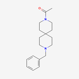 Ethanone, 1-[9-(phenylmethyl)-3,9-diazaspiro[5.5]undec-3-yl]-