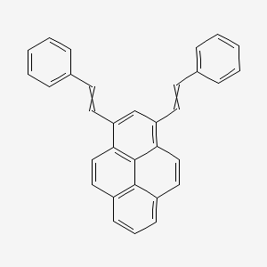 1,3-Bis(2-phenylethenyl)pyrene