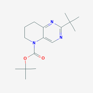 tert-Butyl 2-(tert-butyl)-7,8-dihydropyrido[3,2-d]pyrimidine-5(6H)-carboxylate