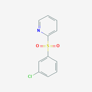 2-[(3-Chlorophenyl)sulfonyl]pyridine