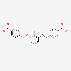 1,1'-[(2-Methyl-1,3-phenylene)bis(oxymethylene)]bis(4-nitrobenzene)