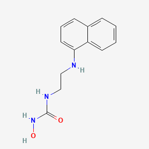 N-Hydroxy-N'-{2-[(naphthalen-1-yl)amino]ethyl}urea