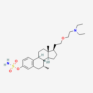molecular formula C27H44N2O4S B1263220 21-(2-N,3,5(10)-triene-3-O-sulfamate 