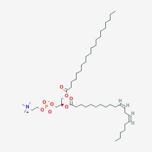 molecular formula C48H92NO8P B1263223 1-二十烷酰-2-[(11Z,14Z)-二十二烯酰]-sn-甘油-3-磷酸胆碱 