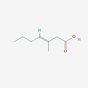 3-Methyl-3E-heptenoic acid