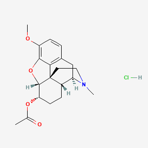 B1263230 Acetyldihydrocodeine hydrochloride CAS No. 84824-86-2