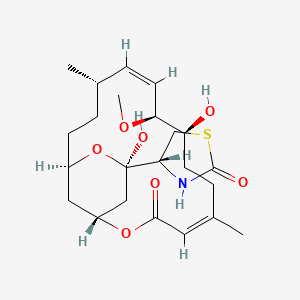 molecular formula C23H35NO7S B1263241 Latrunculol B 