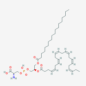 1-octadecanoyl-2-(4Z,7Z,10Z,13Z,16Z,19Z-docosahexaenoyl)-sn-glycero-3-phosphoserine