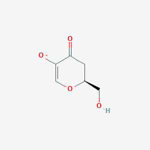 molecular formula C6H7O4- B1263269 ascopyrone P(1-) 