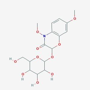 molecular formula C16H21NO10 B1263270 HDMBOA-Glc CAS No. 113565-33-6
