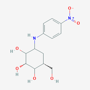 (2S,4R)-4-(hydroxymethyl)-6-(4-nitroanilino)cyclohexane-1,2,3-triol
