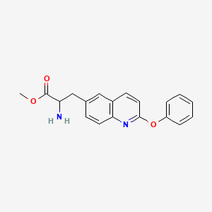 Methyl 3-(2-phenoxy-6-quinolyl)alaninate